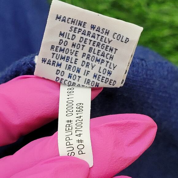 Ralph-Lauren 1/4-Zip Sweater 2XL 25x28 Blue - Picture 7 of 13